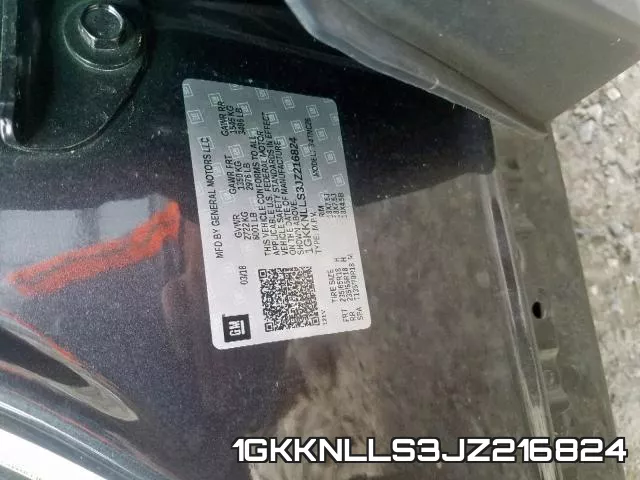 1GKKNLLS3JZ216824 фото 2