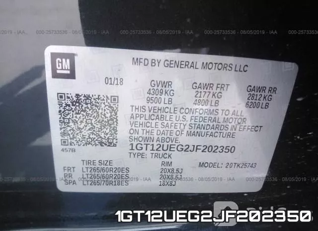 1GT12UEG2JF202350 фото 10