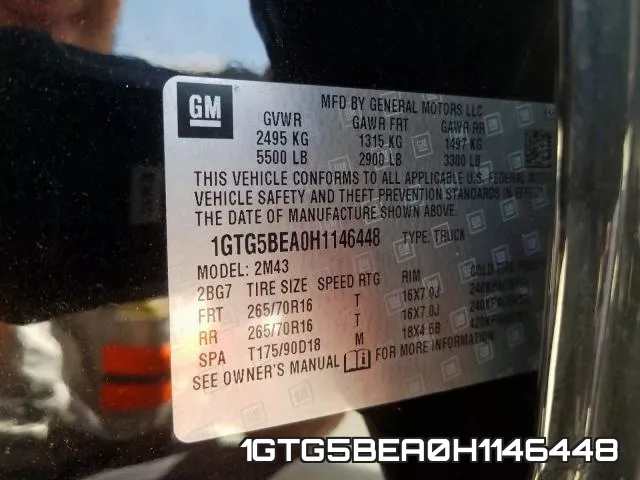 1GTG5BEA0H1146448 фото 2