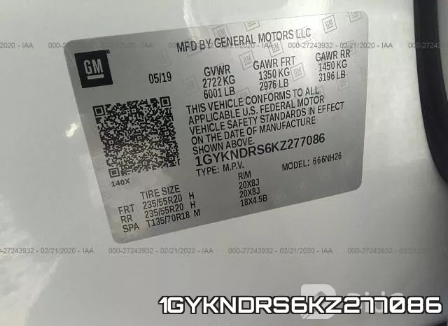 1GYKNDRS6KZ277086 фото 10