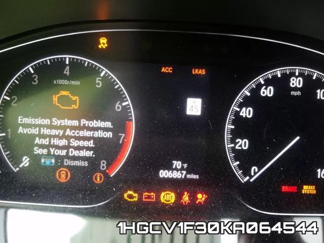 1HGCV1F30KA064544 фото 9