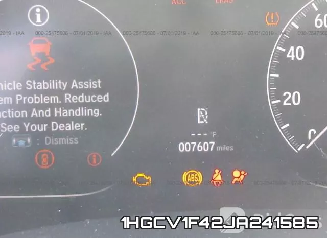 1HGCV1F42JA241585 фото 8