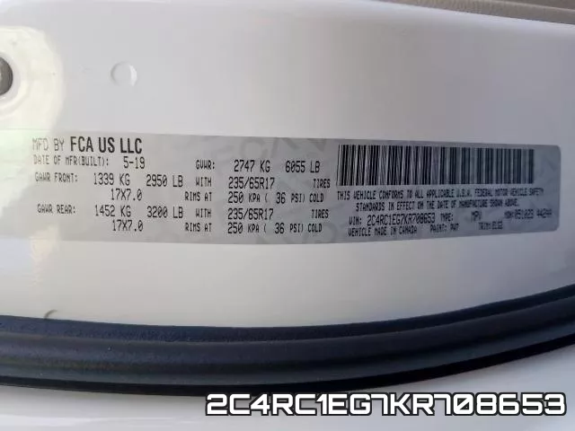 2C4RC1EG7KR708653 фото 2
