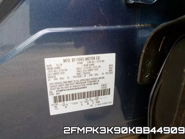 2FMPK3K90KBB44909 фото 2