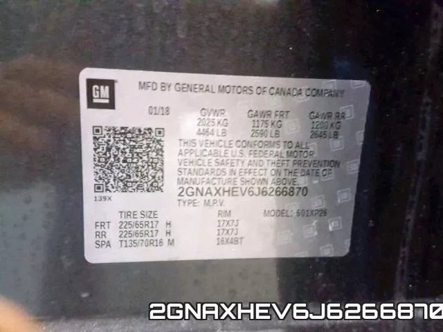 2GNAXHEV6J6266870 фото 2