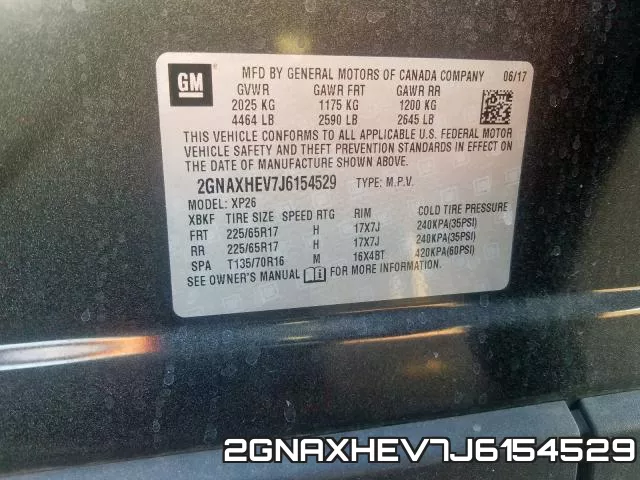 2GNAXHEV7J6154529 фото 2