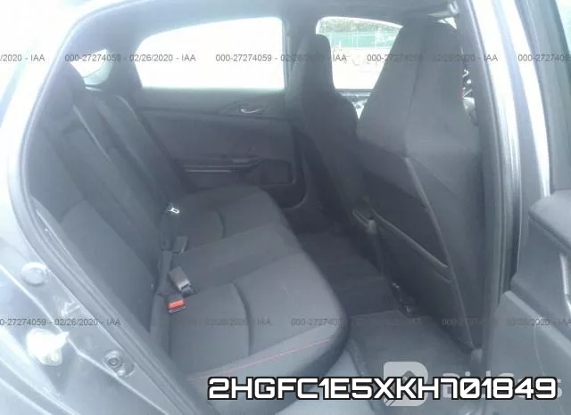 2HGFC1E5XKH701849 фото 9