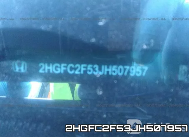 2HGFC2F53JH507957 фото 10