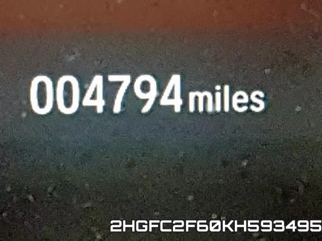 2HGFC2F60KH593495 фото 9