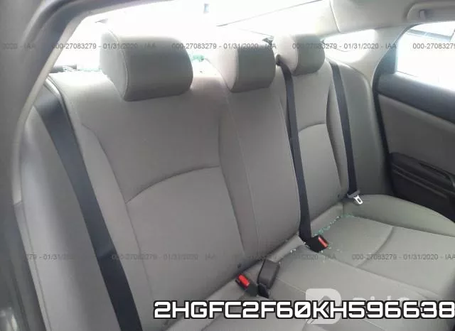 2HGFC2F60KH596638 фото 9