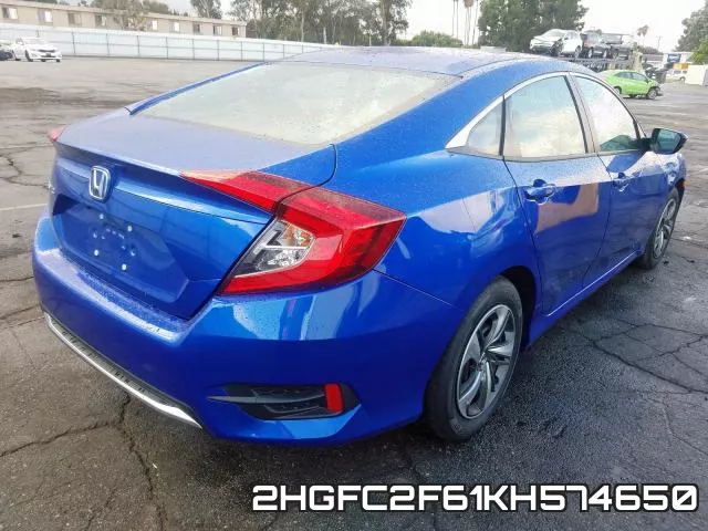 2HGFC2F61KH574650 фото 5