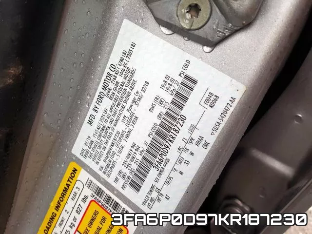 3FA6P0D97KR187230 фото 2
