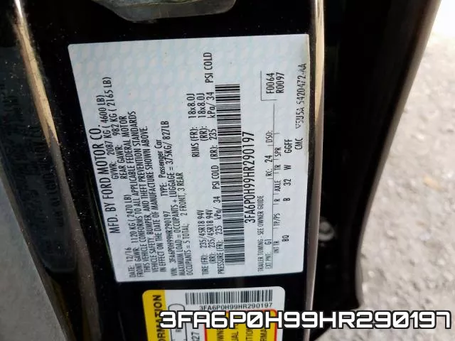 3FA6P0H99HR290197 фото 2