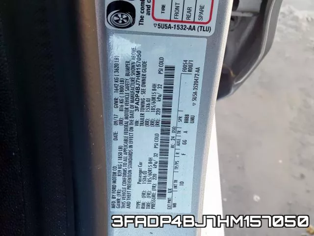 3FADP4BJ7HM157050 фото 2