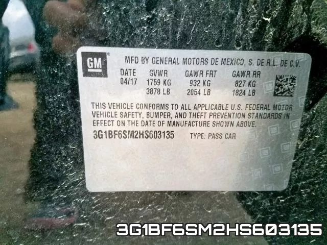 3G1BF6SM2HS603135 фото 2
