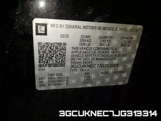 3GCUKNEC7JG313314 фото 2