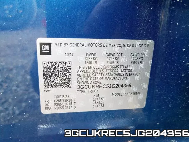 3GCUKREC5JG204356 фото 2
