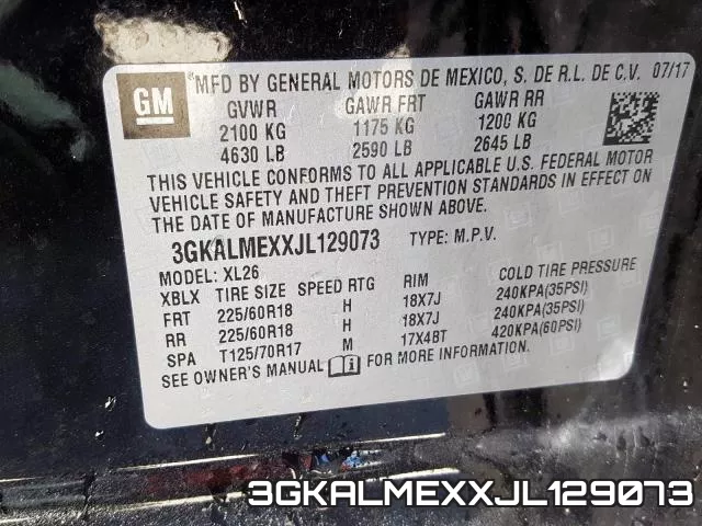 3GKALMEXXJL129073 фото 2
