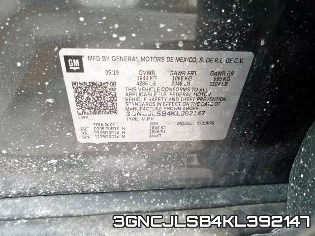 3GNCJLSB4KL392147 фото 2