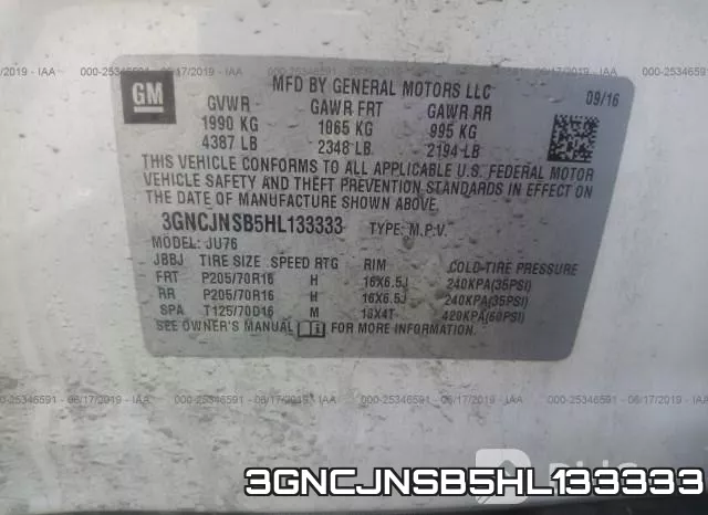 3GNCJNSB5HL133333 фото 10