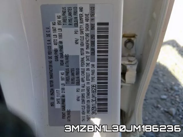 3MZBN1L30JM186236 фото 2