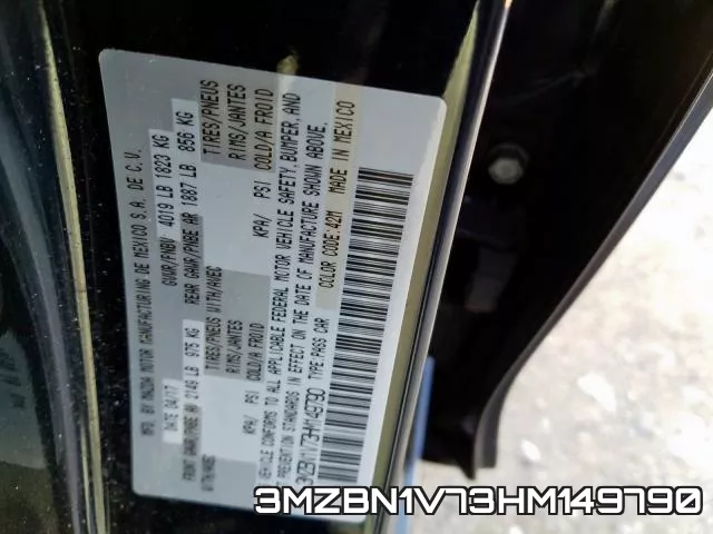 3MZBN1V73HM149790 фото 2