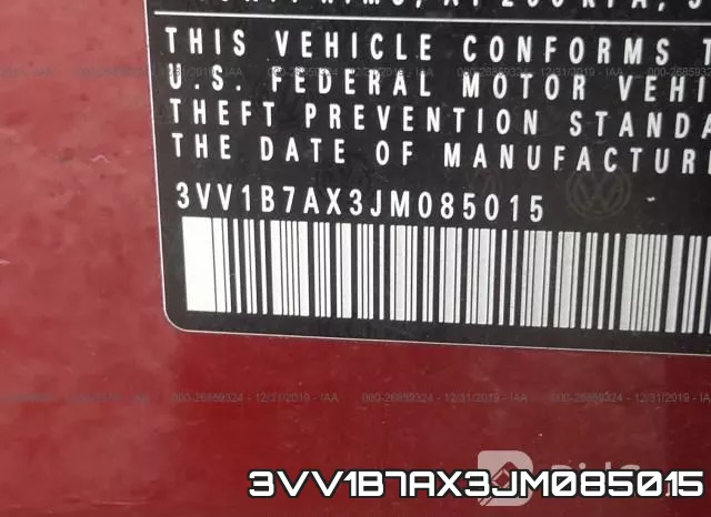 3VV1B7AX3JM085015 фото 10