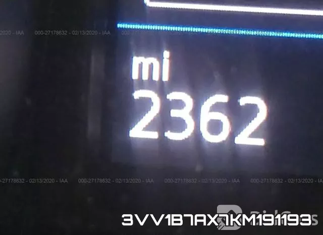 3VV1B7AX7KM191193 фото 8