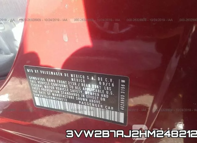 3VW2B7AJ2HM248212 фото 10