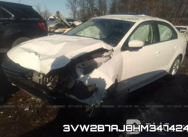 3VW2B7AJ8HM347424 фото 3