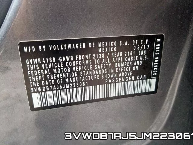3VWDB7AJ5JM223061 фото 2