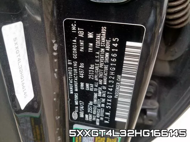5XXGT4L32HG166145 фото 2
