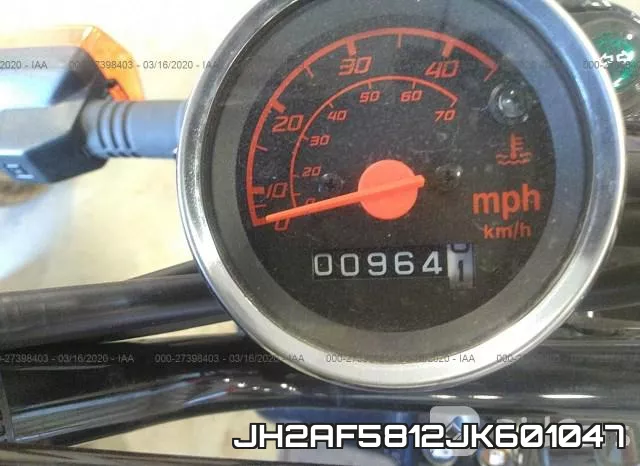 JH2AF5812JK601047 фото 8