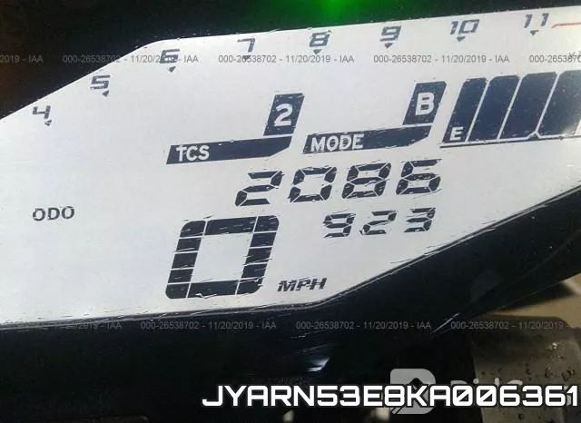 JYARN53E8KA006361 фото 8