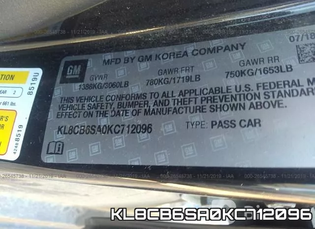 KL8CB6SA0KC712096 фото 10