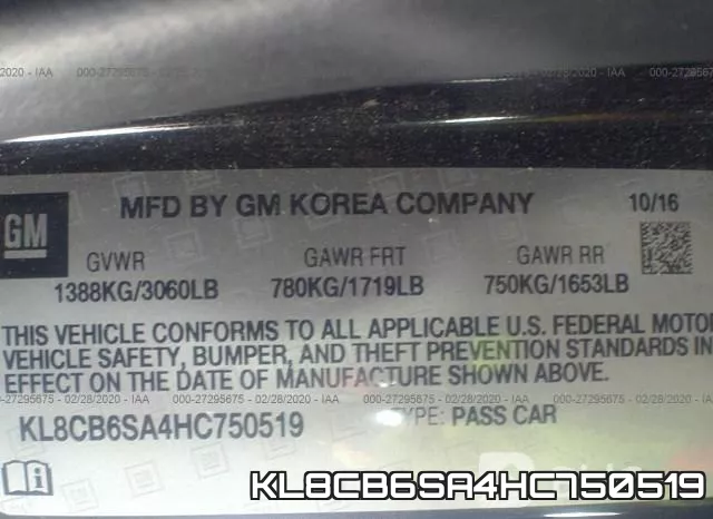 KL8CB6SA4HC750519 фото 10