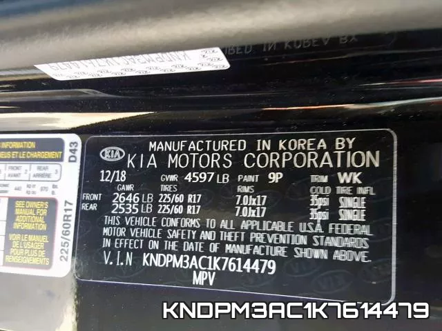 KNDPM3AC1K7614479 фото 2
