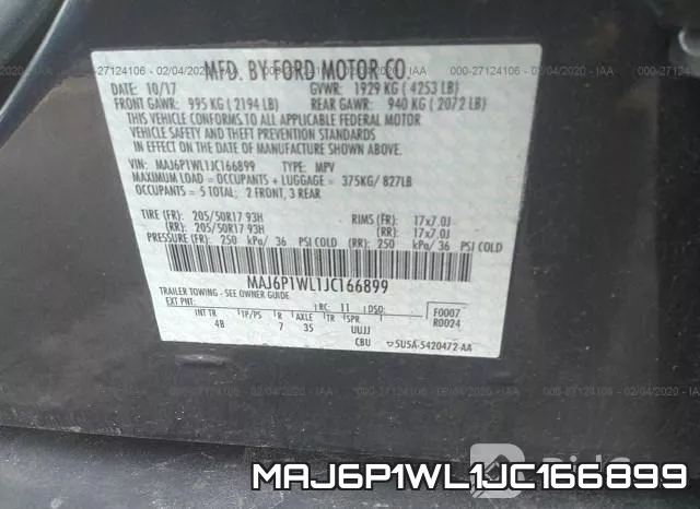MAJ6P1WL1JC166899 фото 10