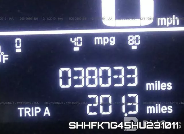 SHHFK7G45HU231011 фото 8