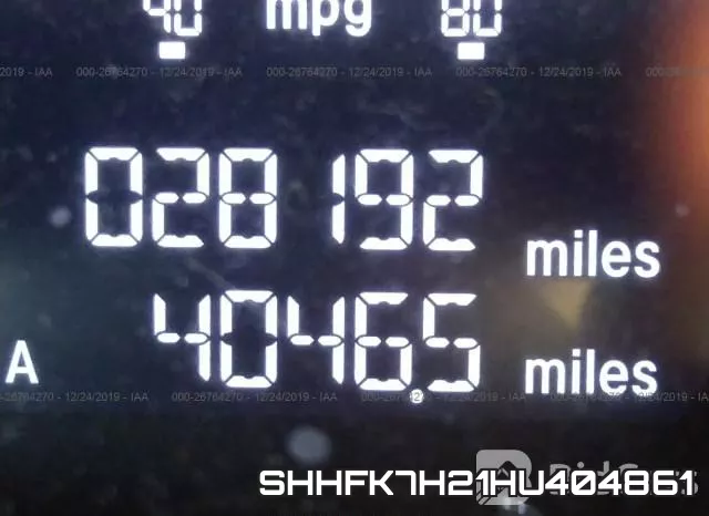 SHHFK7H21HU404861 фото 8