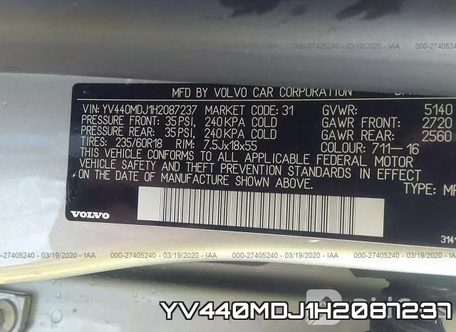 YV440MDJ1H2087237 фото 10