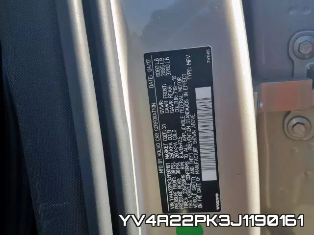 YV4A22PK3J1190161 фото 2