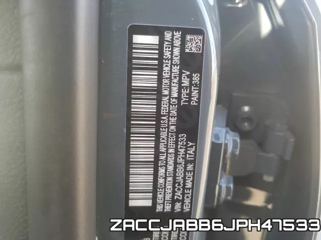 ZACCJABB6JPH47533 фото 2