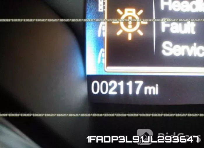 1FADP3L91JL293647 фото 8