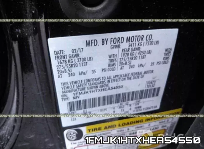 1FMJK1HTXHEA54550 фото 10