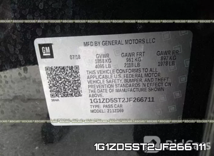 1G1ZD5ST2JF266711 фото 10