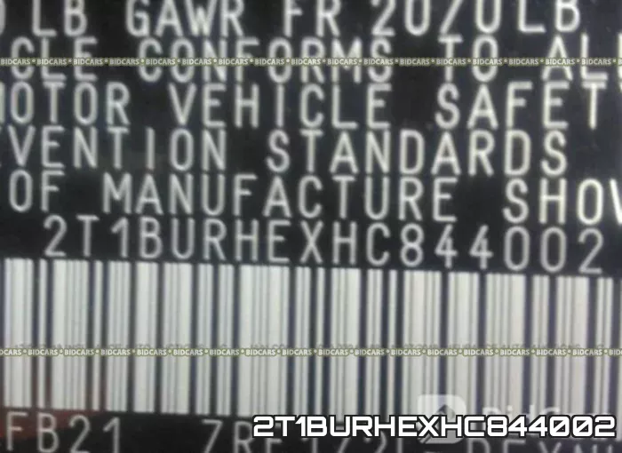 2T1BURHEXHC844002 фото 10