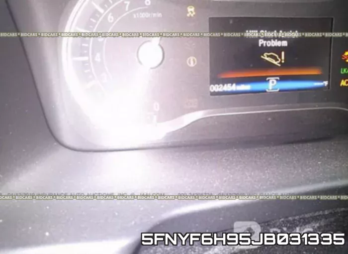 5FNYF6H95JB031335 фото 8
