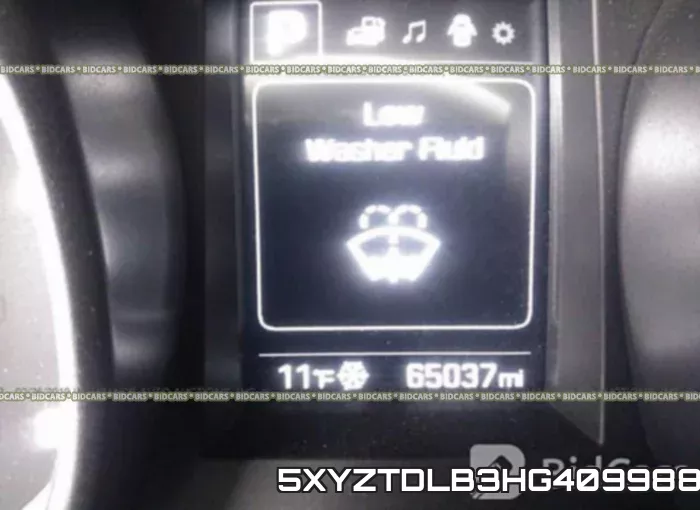 5XYZTDLB3HG409988 фото 8
