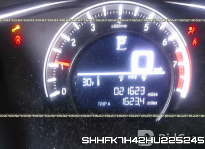 SHHFK7H42HU225245 фото 8